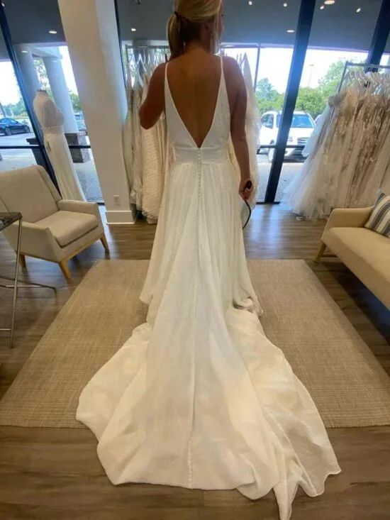 Jenny Yoo Persephone Wedding Gown Size 4 - Picture 15 of 16